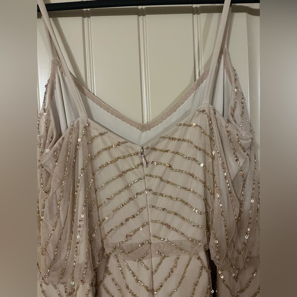 ADRIANNA PAPELL Embellished Blouson Gown - Picture 3 of 8